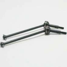 2 Set RC Car Parts: 1 Set CVD Steel Universal Drive Shaft & 1 Set Tail Fixed Parts Tail Wing Firmware Fittings Set