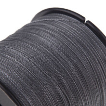 500 M 0.26mm Fishing Strength PE Braided 4 Strands Gray 30LB & 50LB