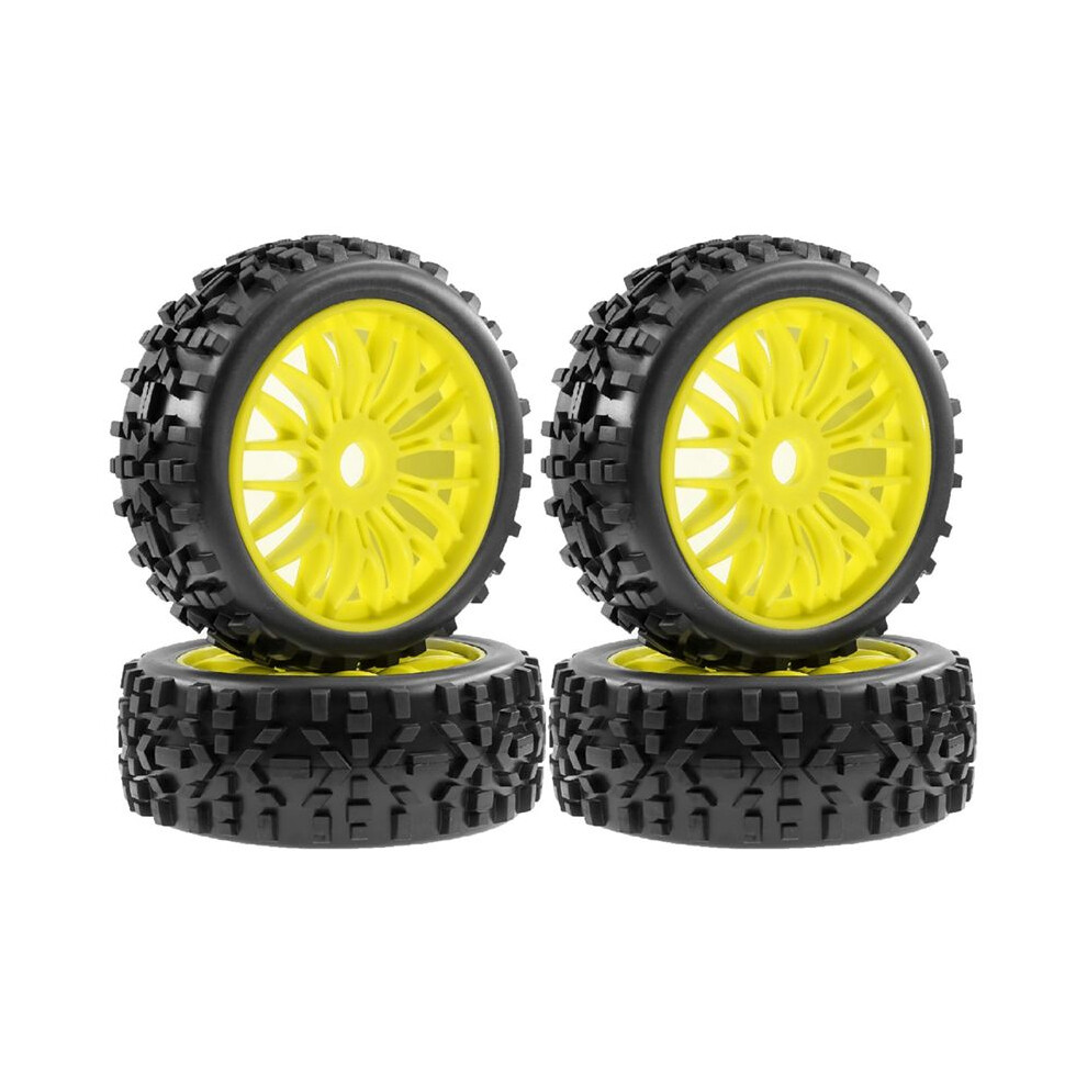 4Pc 115Mm 1/8 Rc Off-Road Buggy Car Wheel Tire Tyre 17Mm Hex For Arrma Typhon Talion Hsp Redcat Losi Hpi Rc Car A 4712856498721