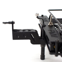 RC Car Upgrade Metal Lifting and Lowering Trailer Frame with Lamp Group Kit for 1/18 Trx4m Scx24 Fms24 RC Accessories