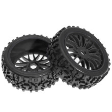 4Pc 115mm 1/8 RC Off-Road Buggy Car Wheel Tire Tyre 17mm Hex for ARRMA Typhon Talion HSP Redcat Losi HPI RC Car A