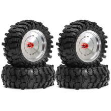 RED SPIDER R 4Pcs Mirror Wheel Hub Tire for MN168 1/12 RC Car DIY Upgrade Accessories Aluminum Wheel Hubs Tyres Replace,B