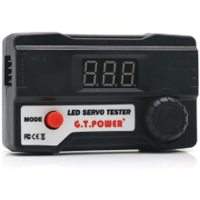G.T.Power Digital Tube Servo Tester/ ESC Consistency Tester with LED Display PWM Meter for FPV RC Airplane Helicopter RC