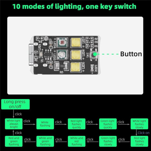 Drone Strobe Light for   4 Pro/NEO/ 4K/4 PRO Drone Night Flight Anti Collision LED Lamp Accessory 1