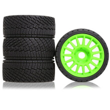 1:8 100mm RC Rally Off-Road Buggy Tires Wheel 17mm Hex for 1/7 1/8 ARRMA Redcat Team Losi HPI WR8 HSP A