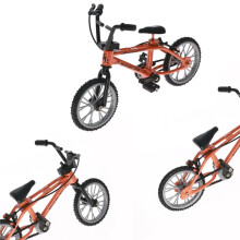Rc Crawler 1:10 Decor Accessories Mountain Bike Model Toys for Axial Scx10 Trx4 Cc01 D90 D110 Orange