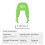For  FPV Drone Shell Replacement Case Protective Cover for  FPV Drone Accessories Green 6