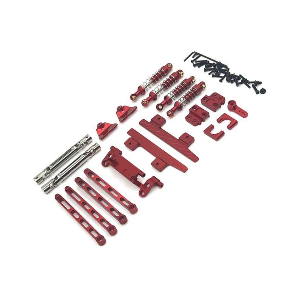Rc Car Upgrade Tie Rod Before And After Drive Shaft Set For 1/12 Mn82 Lc79 Rc Car Upgrade Parts Red 6134130694861
