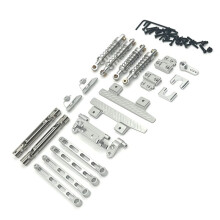 RC Car Upgrade Tie Rod Before and After Drive Shaft Set for 1/12 MN82 LC79 RC Car Upgrade Parts Silver