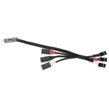 RC-Auto-Upgrade 4WS-Steuerplatine Servo-Steuerkabelsatz für SCX24 TRX4M DVC10 RC-Auto-Upgrade-Teile