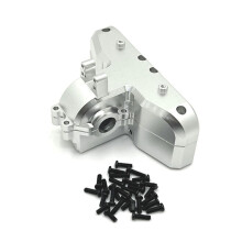 Kit Scatola Ingranaggi Alloggiamento Cambio Posteriore per Auto RC per 1/14 14301 14302 14303 14209 14210 Parti di Aggiornamento Auto RC Argento