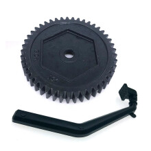 Spur Gear 45T RC CAR PART for 1/10 RC Crawler with 1/10 RC Crawler Black Nylon Safari Snorkel for Axial SCX10