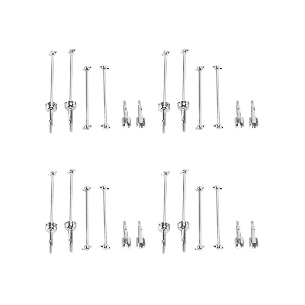 16Pcs Metal Front & Rear Cvd Drive Shaft For 144001 124018 124019 Rc Car Upgrade Parts Accessories 4711899794982