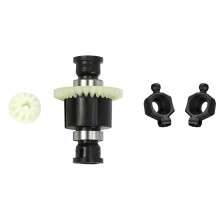 RC Car Differential Assembly with 2Pcs Rear Wheel Hub Carrier
