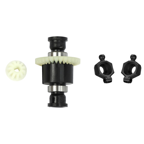 RC Car Differential Assembly with 2Pcs Rear Wheel  Hub Carrier