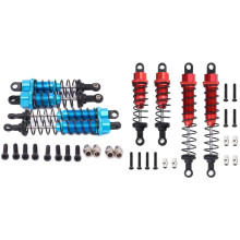 2 Set Metal Oil Filled Front Rear for 1/12 12428 12423 RC Car Crawler Upgrad Part, & Red