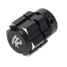 2 Set 17Mm Hex Nuts Adapter Splined Wheel Hubs Extension Combiner for 1/10 RC Car Parts,Black & Red