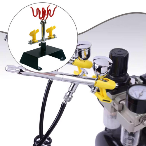 Tabletop Airbrush Holder Stand with Stable Support, Compact Design and Easy Tool Setup 1