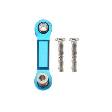 2 Set 25T Servo Arm Horn Servo Pull Rod for A959 A959-B A949 A969 A979 RC Car Upgrade Parts,Grey &