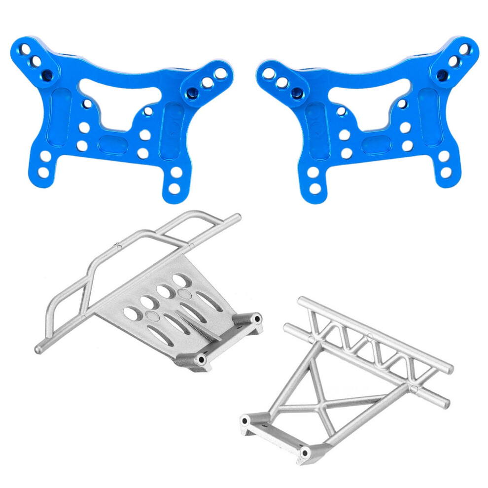 Upgrade Metal Board With A969-03 A969-04 Front & Rear Bumper Rc Cars Spare Parts 6033633452049