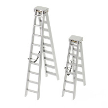 2PCS 1/10 Scale Accessories Folding Ladder for 1:10 RC Crawler Car TRX4 Axial SCX10 , 150mm & 100mm