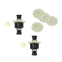 4Pcs Main Drive Gear 38T with 2Pcs RC Car Differential Assembly