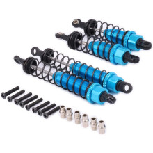 2 Set Metal Oil Filled Front Rear for 1/12 12428 12423 RC Car Crawler Upgrad Part, & Red