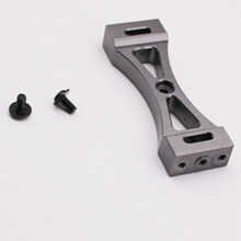 2 Set RC Car Part: 1 Set Metal Bracket & 1 Set 5mm to 12mm Brass Combiner Wheel Hub Hex Adapter