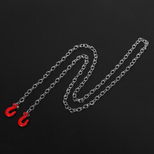 1:10 RC Crawler Tow Chain and Hook for Axial SCX10 90046 with Wired Automatic Simulated Winch for 1/10 RC Car TRX4 D90
