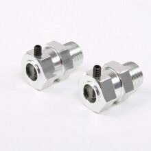 2 Pcs Hex HUB Set for 1/5 HPI ROFUN ROVAN Baja 5B RC CAR PARTS-Rear & 1 Pcs Wheel Wrench