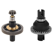 Rear Driver Set EA1058 with Differential Set EA1057 for JLB Racing CHEETAH 1/10 Brushless RC Car Parts Accessories