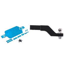 RC Car Metal Trailer Hook Drop Hitch Receiver with Upgrade Metal Chassis Accessories