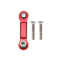 2set 25T Servo Arm Horn Servo Pull Rod for A959 A959-B A949 A969 A979 RC Car Upgrade Parts Accessories,Red & Grey