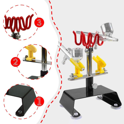 Adjustable Workbench Mount Bracket Heavy Duty Garage Support Stand Red Yellow for Tool Organization 1