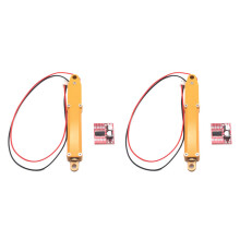 2X Varilla de Empuje de Metal EléCtrica Completa N20 para Cilindro de Metal de CamióN Volquete de Excavadora Rc con Placa de Accionamiento de Motor