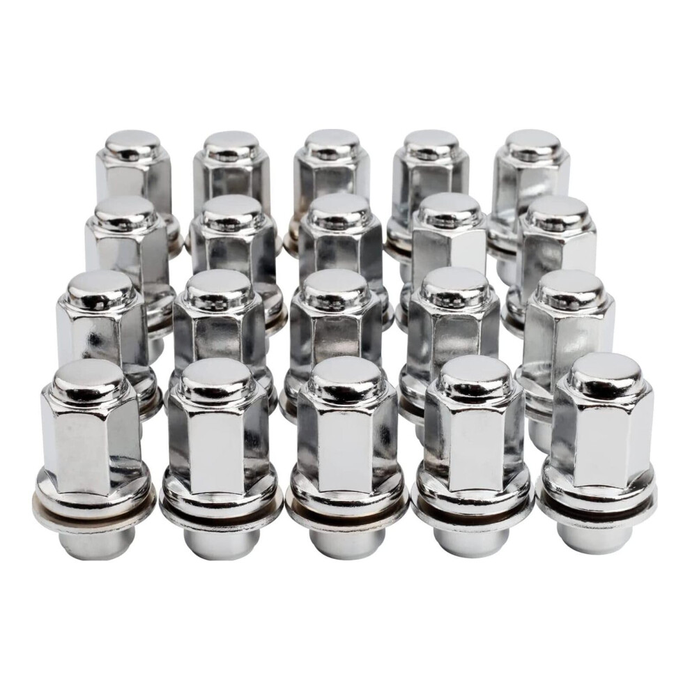 14X1.5 Chrome Wheel Lug Nut 22Mm Socket For Lexus Lx470 Lx570 Toyota Land Cruiser Sequoia Tundra 9174973126782