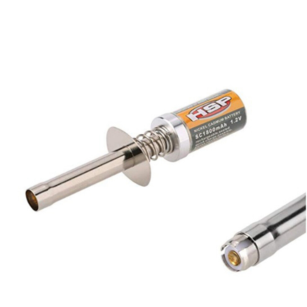 2X For Hsp 80101 1800Mah 1.2V Glow Plug Igniter Suitable For Rc Car 1/8 1/10 Hsp 80101 Rechargeable Glow Igniter 4712639152505
