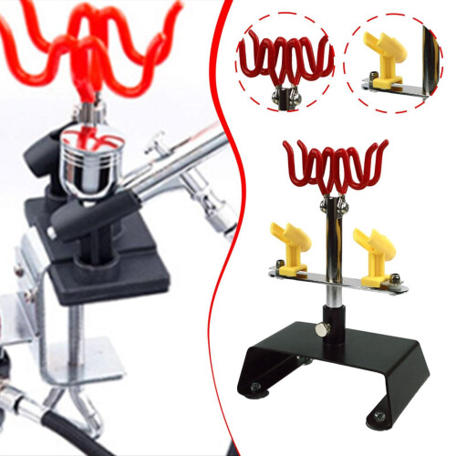 Adjustable Workbench Mount Bracket Heavy Duty Garage Support Stand Red Yellow for Tool Organization 2