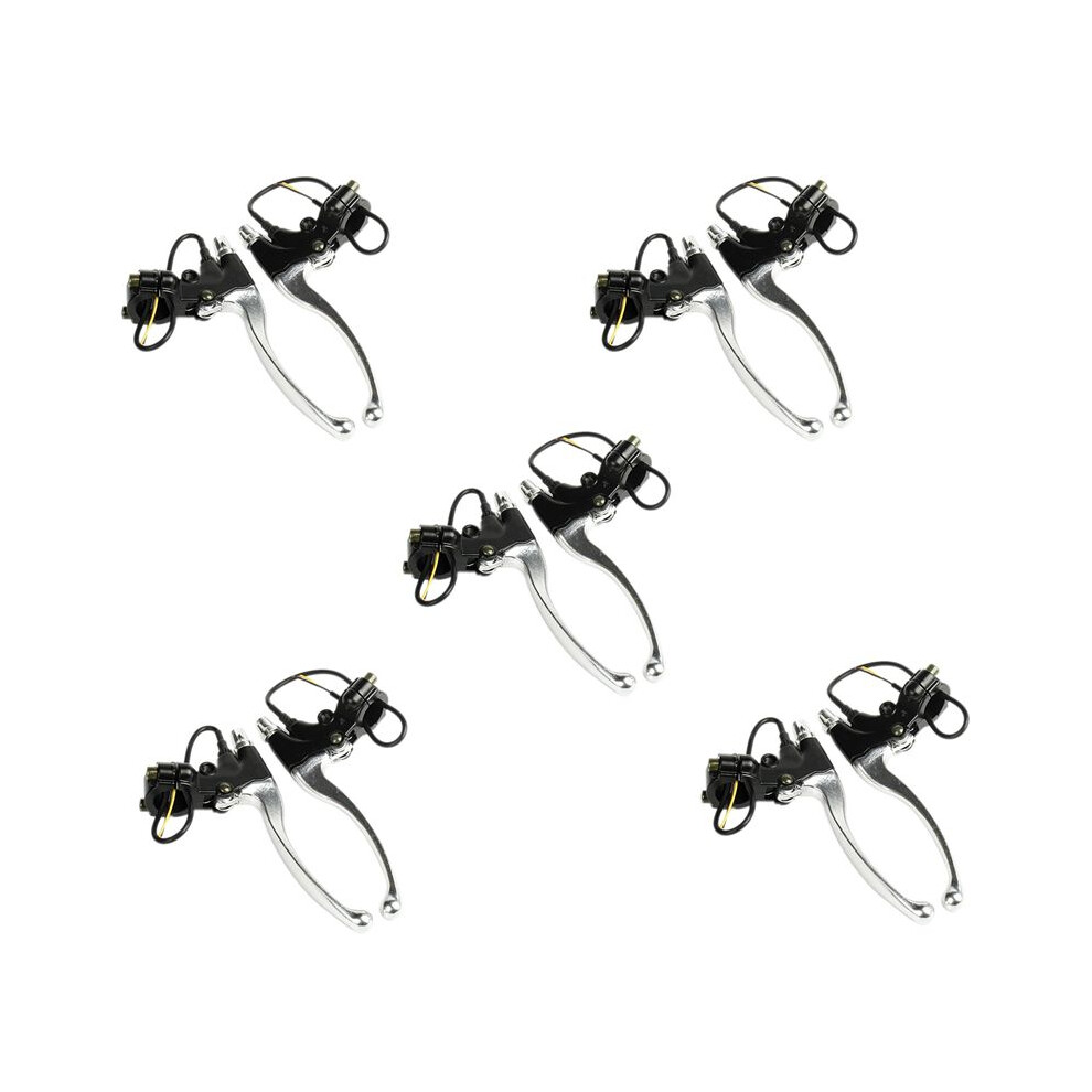 5 Pair Electric Bike Brake Lever Bicycle Handle Brakes Cut-Off Brake Levers Cycling Parts For Electric Bike Scooter 4713560122759