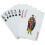 4X Multiplayer Game Card  Box Packed Waterproof Texas Playing Cards Plastic Durable Poker Magic Tricks Tool,Red 6