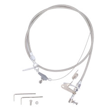 Gaszug für Chrysler 727-Getriebe, Kickdown-Kabel mit robuster, verschleißfester Edelstahl-Ummantelung und langlebiger, einfacher Montage