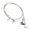 Edelstahl Kickdown-Kabel 158 cm für 727-Getriebe 11