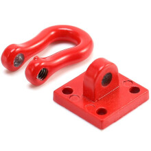 20Pcs Front Rear Bumper Rescue Trailer Hook & Mount Set for Wpl Rc Car Truck Light Weight Cool and Attractive Durable