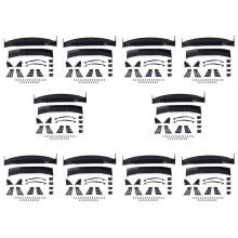 10X for 1/10 RC Racing Drift Car Rear Wings Drift Road Body Spoiler Wing Universal Parts Accessories