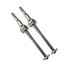 4set Metal Front Drive Shaft CVD and 12mm Wheel Hex for MJX Go H16 16207 16208 16209 16210 1/16