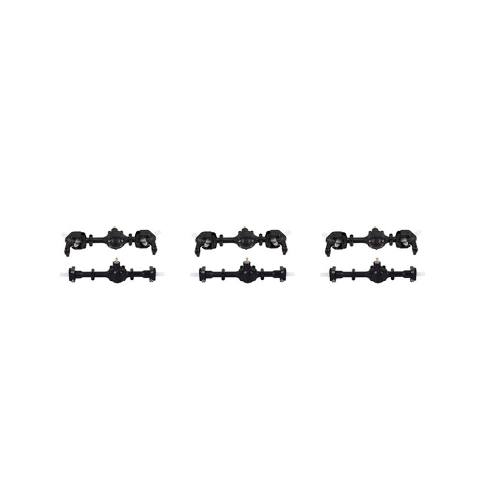 Photos - Parts for Drones & RC models 6Pcs Metal Gear Front & Rear Axle Bridge Replacement for WPL B1 B14 B24 C14 C24 C34 C44 1/16 RC Car Spare Parts