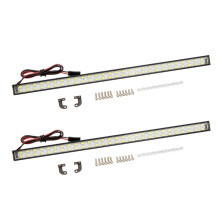 2Ensemble 227Mm 56 LED LumièRe de Toit Super Brillante Barre de LumièRe LED pour 1/6 TéLéCommandéE Chenille Voiture Axiale SCX6 JLU