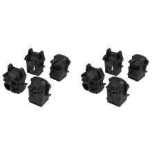 2X GetriebegehäUse Vorne und Hinten für  Slash 4X4 VXL Remo Hobby 9EMO HuanQi 727 1/10 RC Car Ersatzteil Upgrades