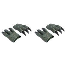 2X Dinosaurus Klauwen Speelgoed Realistische Dinosaurus Velociraptor Klauwen Speelgoed voor Volwassen Kinderen Cosplay Dinosaurus Feestartikelen