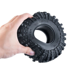 8 STKS 137 mm 2.2 Rubber Banden Wiel Banden voor 1/10 RC Crawler Auto Axiale Wraith SCX10 Capra TRX4 TRX6 D90